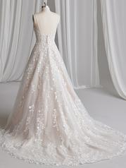 23MS617A01 Ivory Over Blush Gown With Natural Illusion back