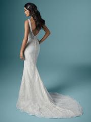 20MS215 Ivory Gown With Ivory Illusion back