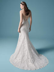 20MS683 Ivory Over Misty Mauve (gown With Nude Illusion) back