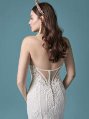 20MS683DLT Ivory Over Misty Mauve (gown With Nude Illusion) back