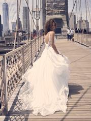 23MC050A01 Ivory Gown With Ivory Illusion detail