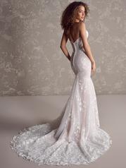24MB211A01 Ivory Over Blush Gown With Natural Illusion back