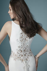 20MC311 Ivory gown with Nude Illusion back
