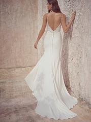 22MS933 Ivory Gown With Natural Illusion back