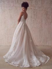 22MS904 All Ivory Gown With Ivory Illusion back