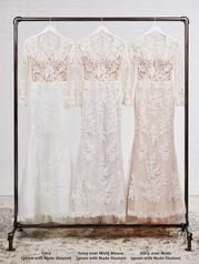 20MS679 Ivory Over Nude Gown With Nude Illusion-pictured multiple