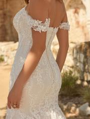22MC516 Ivory Gown With Natural Illusion back
