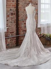 22MC516 Ivory Over Misty Mauve Gown With Natural Illusion back