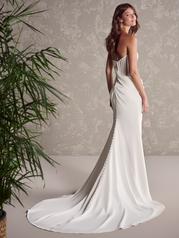 24MB230A01 Ivory Gown With Natural Illusion detail