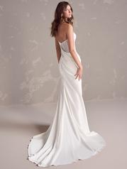 24MB230A01 Ivory Gown With Natural Illusion back