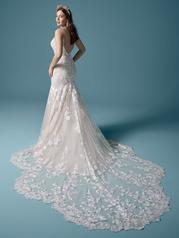 20MT638 Ivory Over Misty Mauve (gown With Nude Illusion) ( back