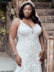20MT638 All Ivory Gown With Ivory Illusion detail