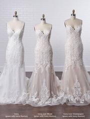 9MC882 Ivory Gown With Ivory Illusion multiple