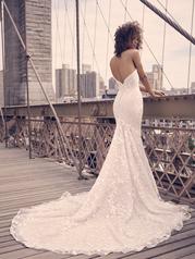 23MC106B02 Ivory Over Blush Gown With Natural Illusion back