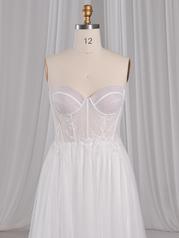 23MB707A01 All Ivory Gown With Ivory Illusion detail