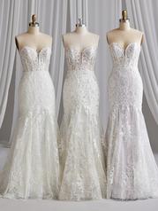 23MS653 All Ivory Gown With Ivory Illusion multiple