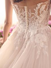 23MS616A01 Ivory Over Champagne Gown With Natural Illusion A0 detail