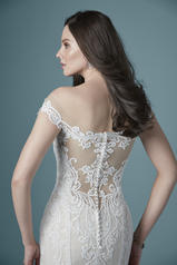 20MS201 Ivory over Soft Blush gown with Nude Illusion back