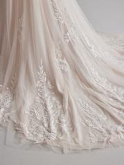 23MK654A01 Ivory Over Soft Nude Gown With Natural Illusion detail