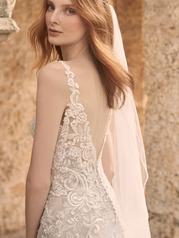 21MS349 Ivory Over Misty Mauve Gown With Nude Illusion detail