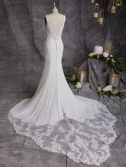 23MS041B02 Ivory Gown With Natural Illusion back