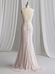 23MB660A01 Ivory Over Blush Gown With Natural Illusion back
