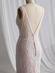 23MB660A01 Ivory Over Blush Gown With Natural Illusion detail