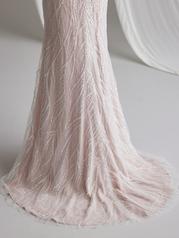23MB660 Ivory Over Blush Gown With Natural Illusion detail