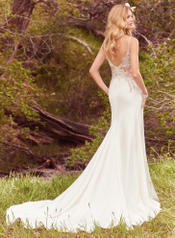 Josette-7MD322 Ivory/Pewter Accent back