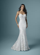 20MS323 Ivory/Silver Accent over Misty Mauve gown with Ivo front