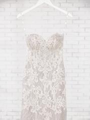 20MS323 Ivory/Silver Accent Over Misty Mauve Gown With Ivo detail