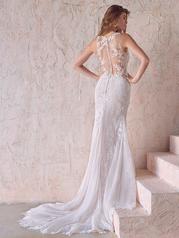 22MT970 Ivory Over Misty Mauve Gown With Natural Illusion back