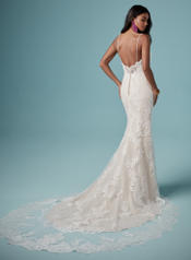 9MS903 Ivory over Blush gown with Ivory Illusion back