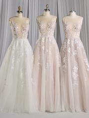 23MN651 Ivory/Silver Accent Gown With Natural Illusion multiple
