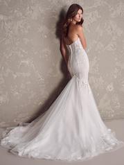 24MC173B01 Ivory Over Misty Mauve Gown With Ivory Illusion back