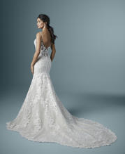 20MC197 Ivory over Blush gown with Nude Illusion back