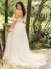 24MS189A01 All Ivory Gown With Ivory Illusion back