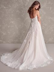 24MS189A01 All Ivory Gown With Ivory Illusion back