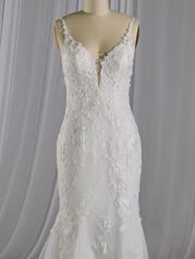 23MB662 All Ivory Gown With Ivory Illusion detail