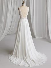 23MS650 All Ivory Gown With Ivory Illusion back
