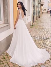 23MS650 All Ivory Gown With Ivory Illusion back