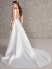 24MW258A01 Diamond White Gown With Natural Illusion back