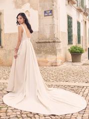 23MS644A01 Champagne Gown With Natural Illusion A01 back
