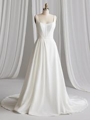 23MS644A03 All Ivory Gown With Ivory Illusion A03 back