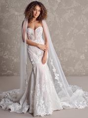 24MB231A01 Ivory Over Blush Gown With Natural Illusion front