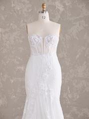 24MB231A01 Ivory Gown With Ivory Illusion front