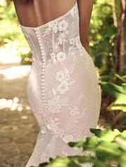 24MB231A01 Ivory Over Blush Gown With Natural Illusion back