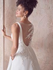 22MS954 All Ivory Gown With Ivory Illusion detail