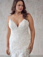 22MS940B03 All Ivory Gown With Ivory Illusion detail