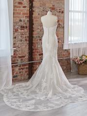 22MS500 Ivory Over Soft Blush Gown With Ivory Illusion back
